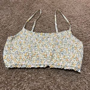 Garage ruched bra top